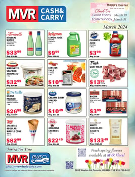 MVR Cash and Carry - Monthly Specials